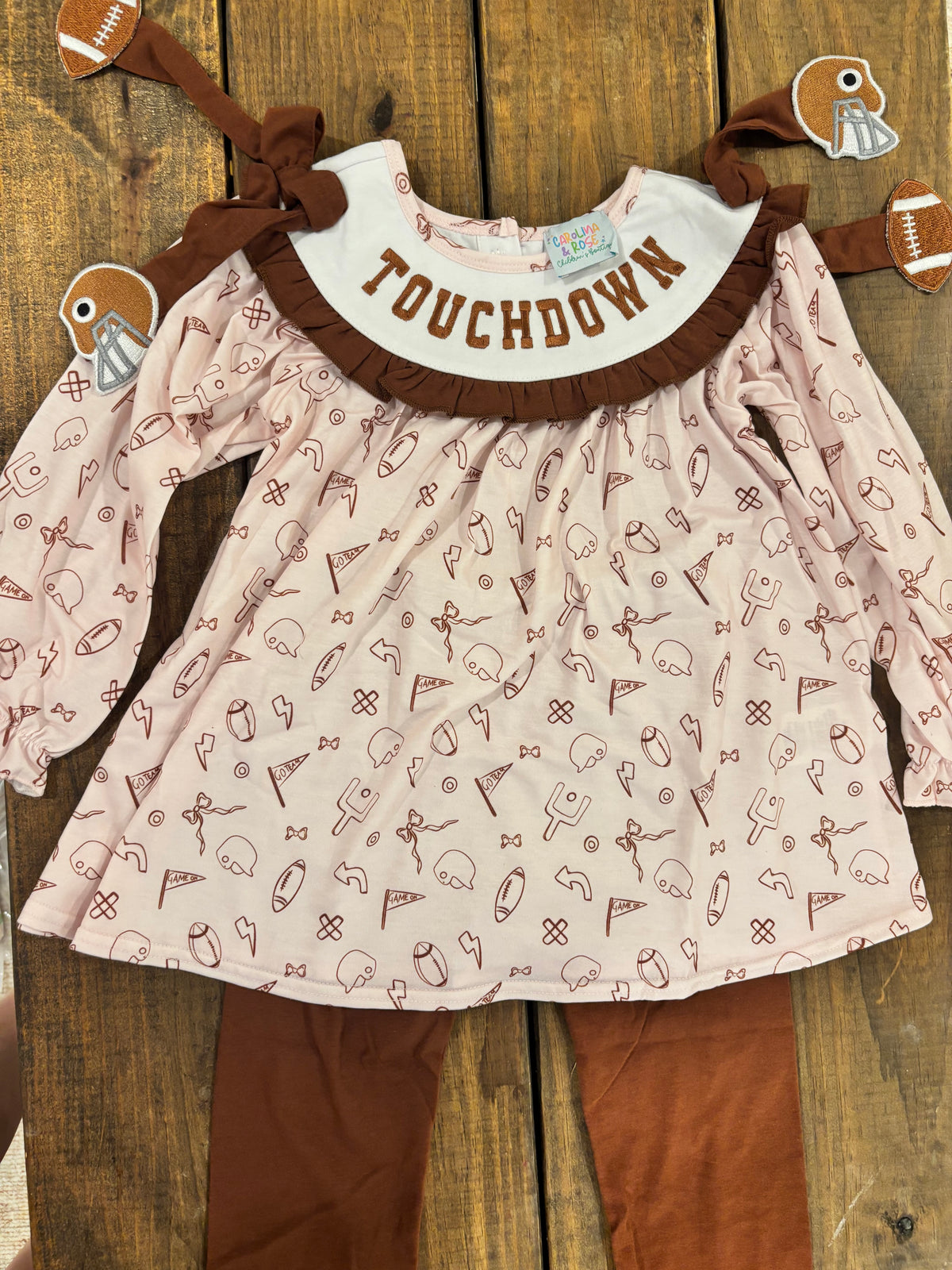 Girl's Football Pant Set - READY TO SHIP/PICKUP