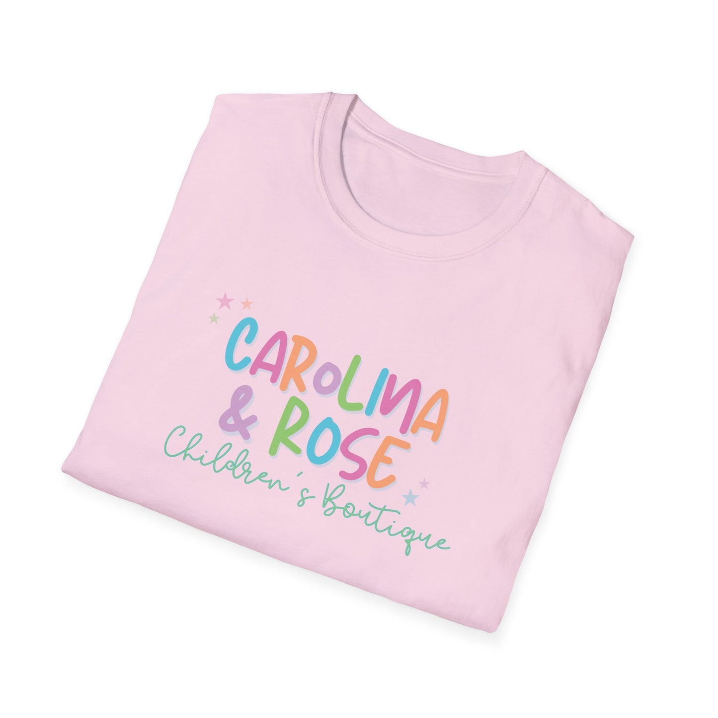 Carolina & Rose Children’s Boutique T-Shirt | Pastel Logo Tee