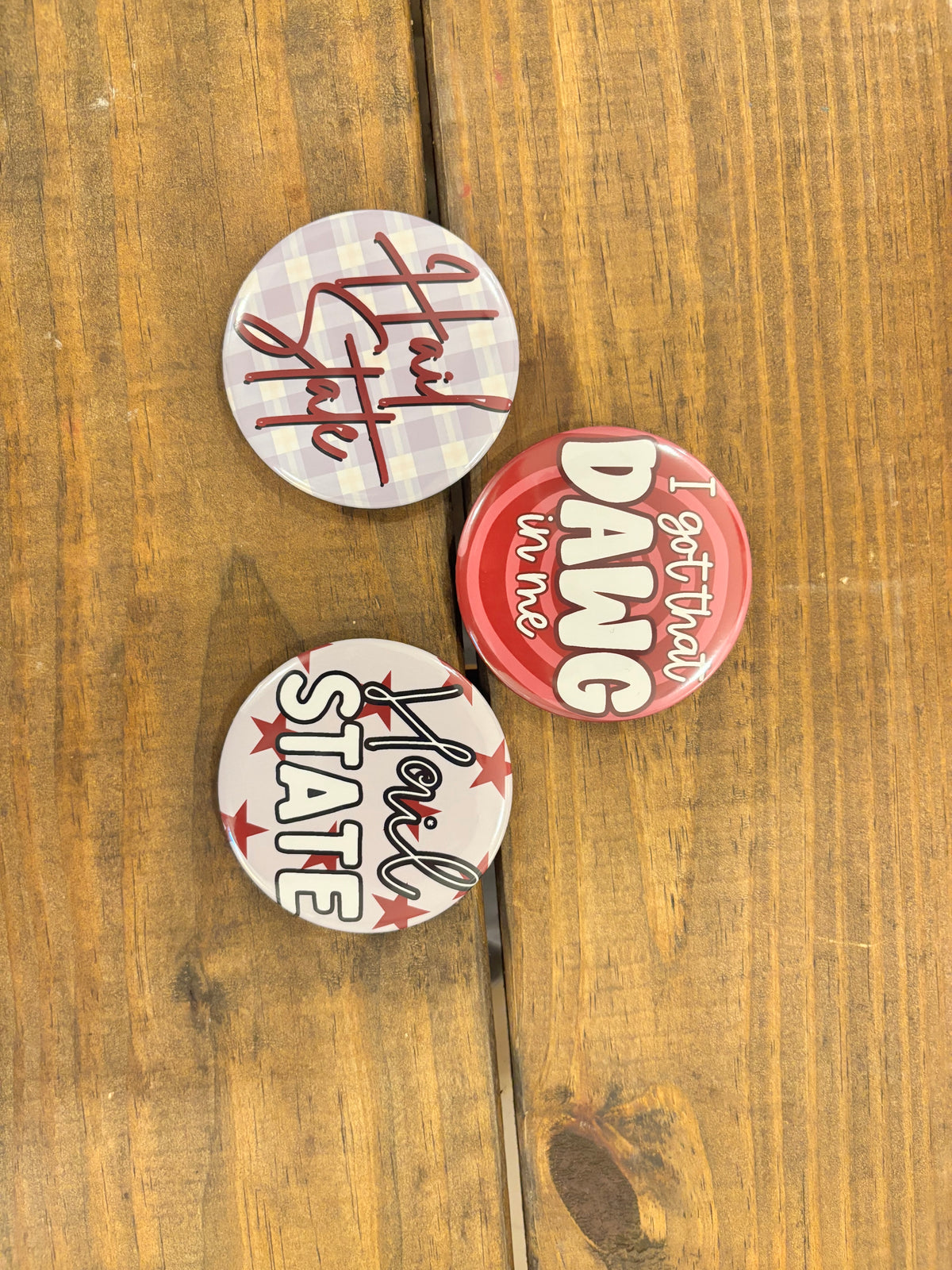 3” Game Day Button - MSU Options