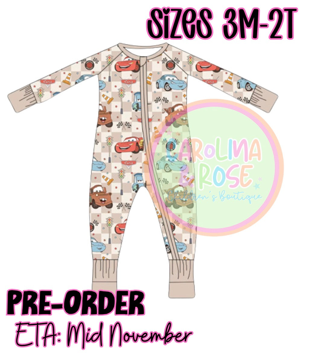 Cars Bamboo Zippie *PRE-ORDER*