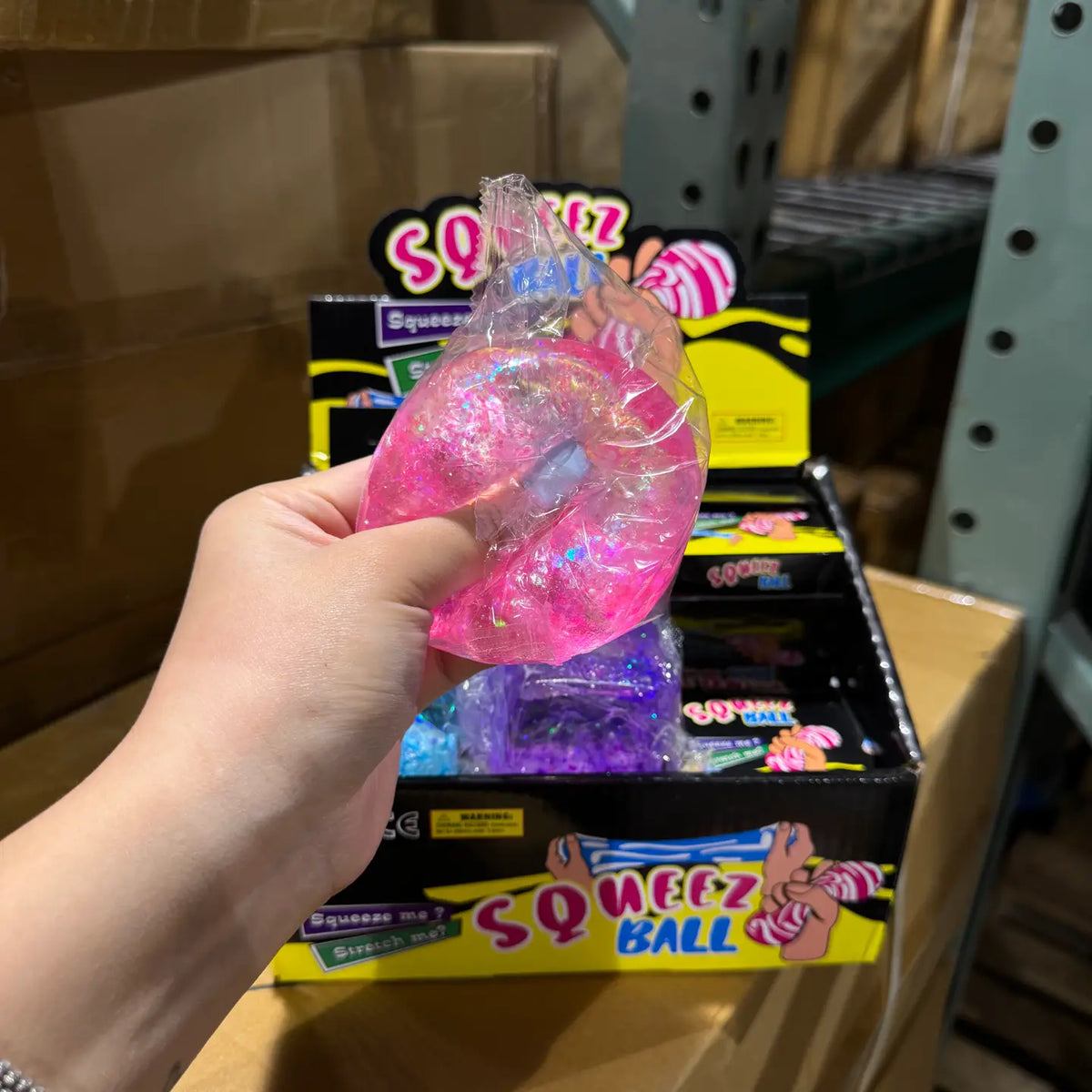 Glitter Squeeze Cube Squishy | ETA Mid November