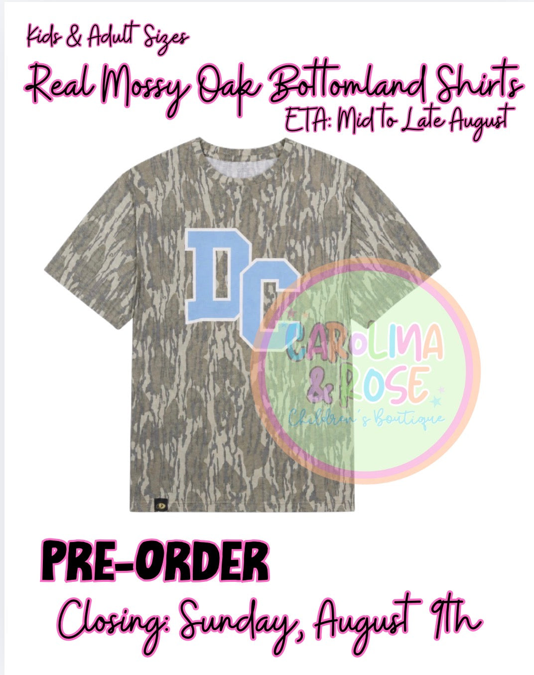 Delta Charter Mossy Oak Shirt *PRE-ORDER*