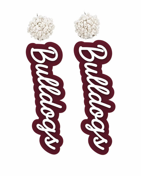 Bulldogs Earrings *PRE-ORDER*