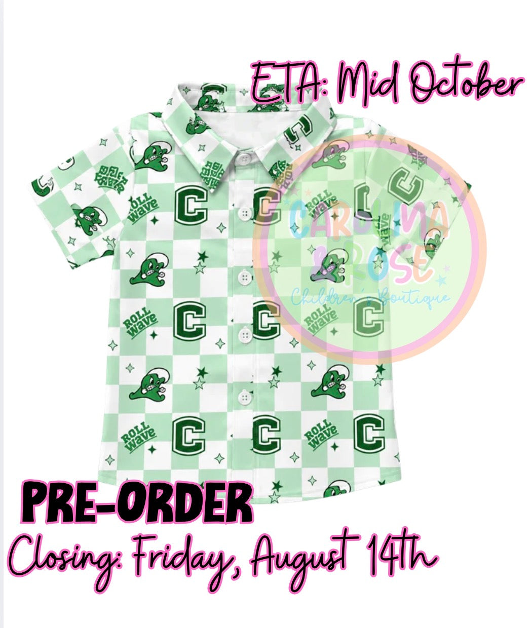Cathedral Boys Button Down *PRE-ORDER*