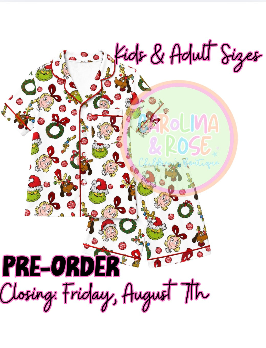 Whoville Bamboo Pajamas *PRE-ORDER*