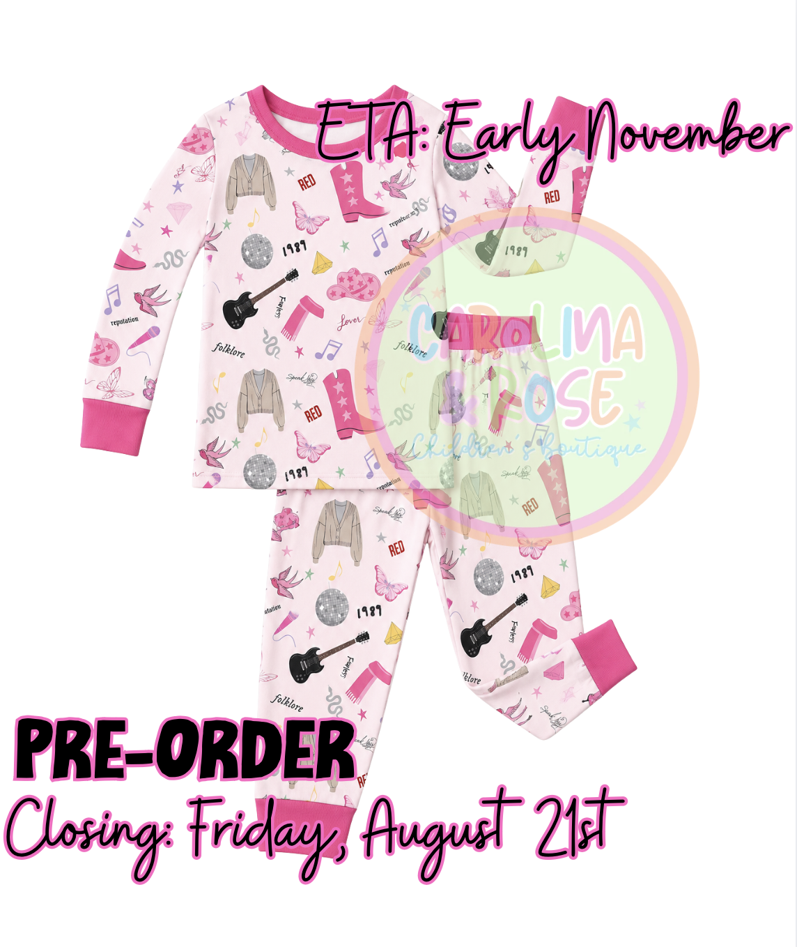 Popstar Era Kids 2pc Bamboo Pajamas *PRE-ORDER*