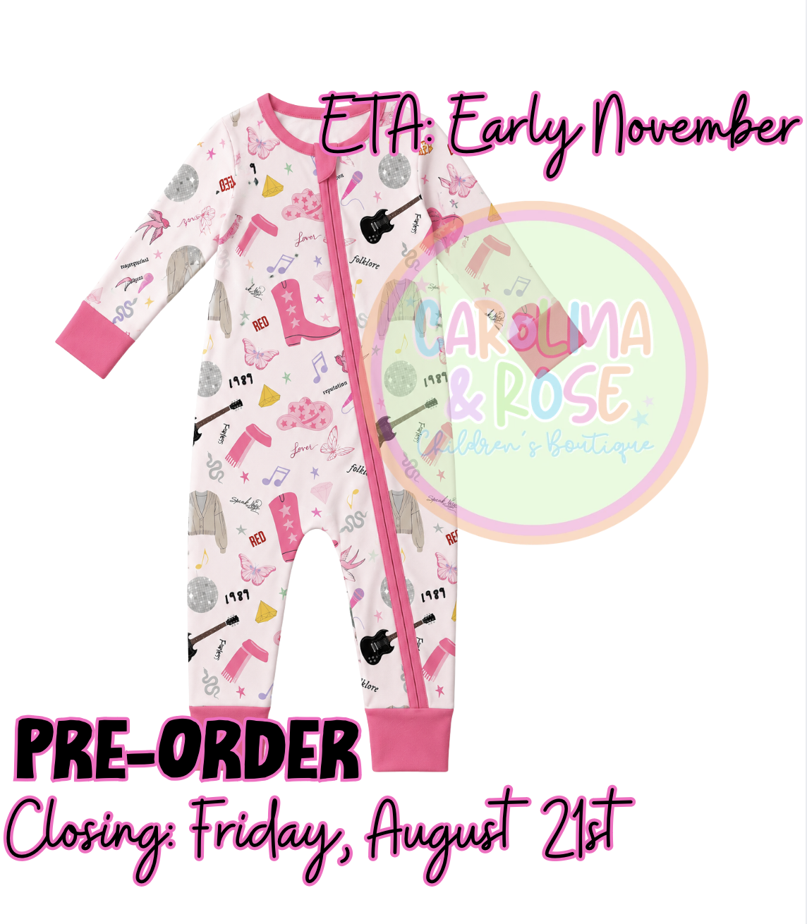 Popstar Era Baby Zippie *PRE-ORDER*