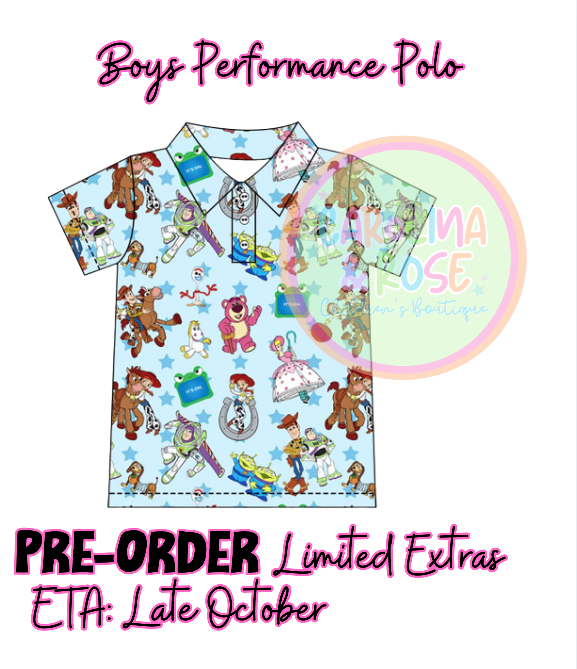 Toy Story Boys Performance Polo *PRE-ORDER*
