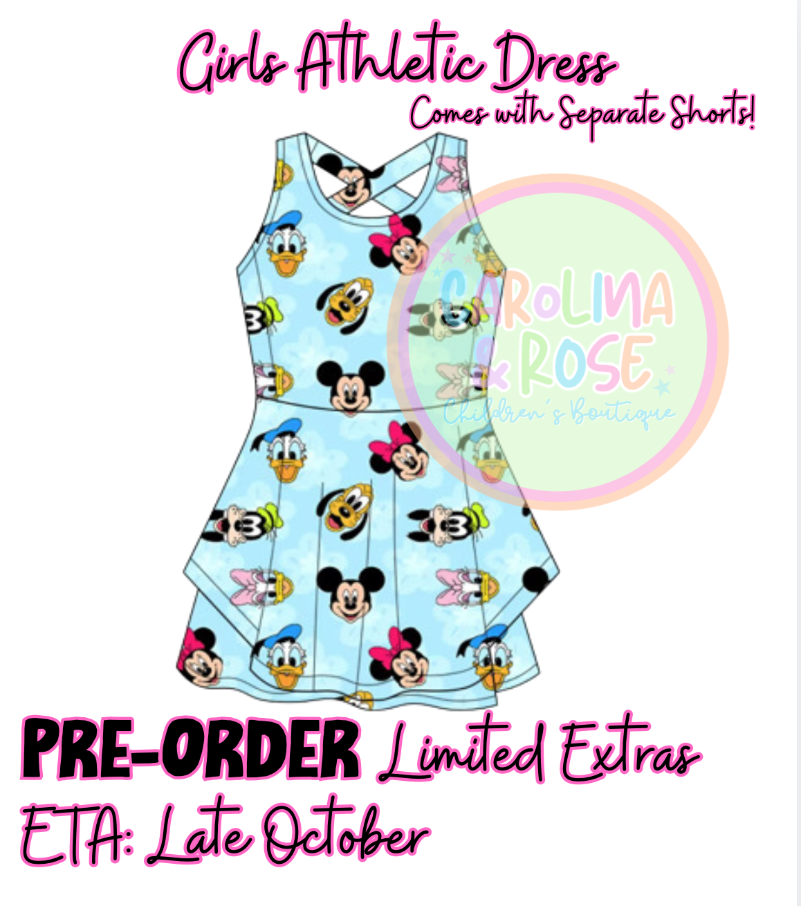 FAB 6 Girls Athletic Dress *PRE-ORDER*