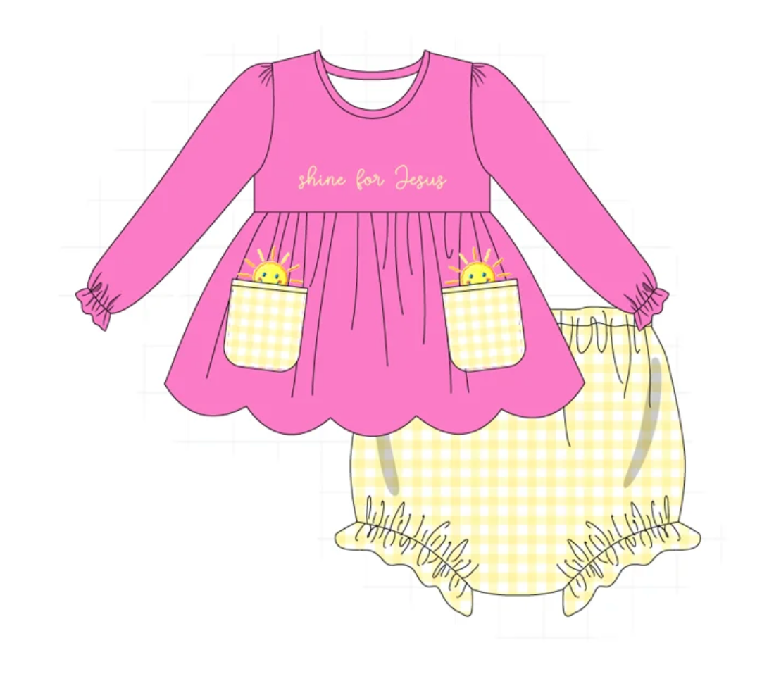 Shine for Jesus Bloomer Set - READY TO SHIP/PICKUP!