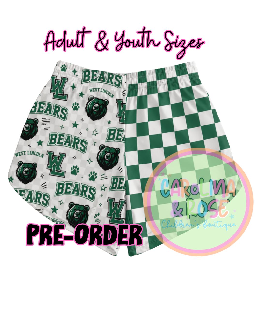 West Lincoln Spirit Shorts *PRE-ORDER*