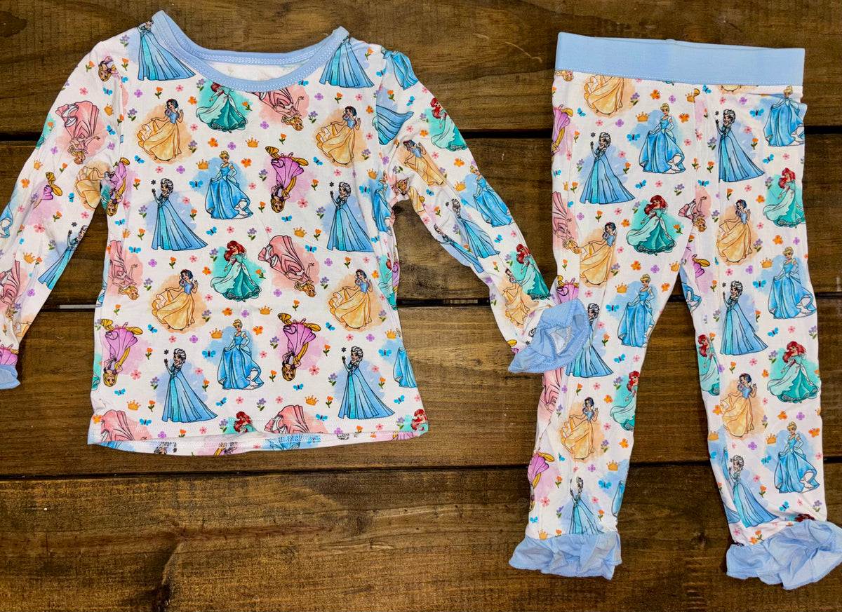 Princess Bamboo 2pc Pajamas | READY TO SHIP/PICKUP
