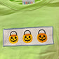 Green Halloween Pumpkin Embroidery T-Shirt - READY TO SHIP/PICKUP!
