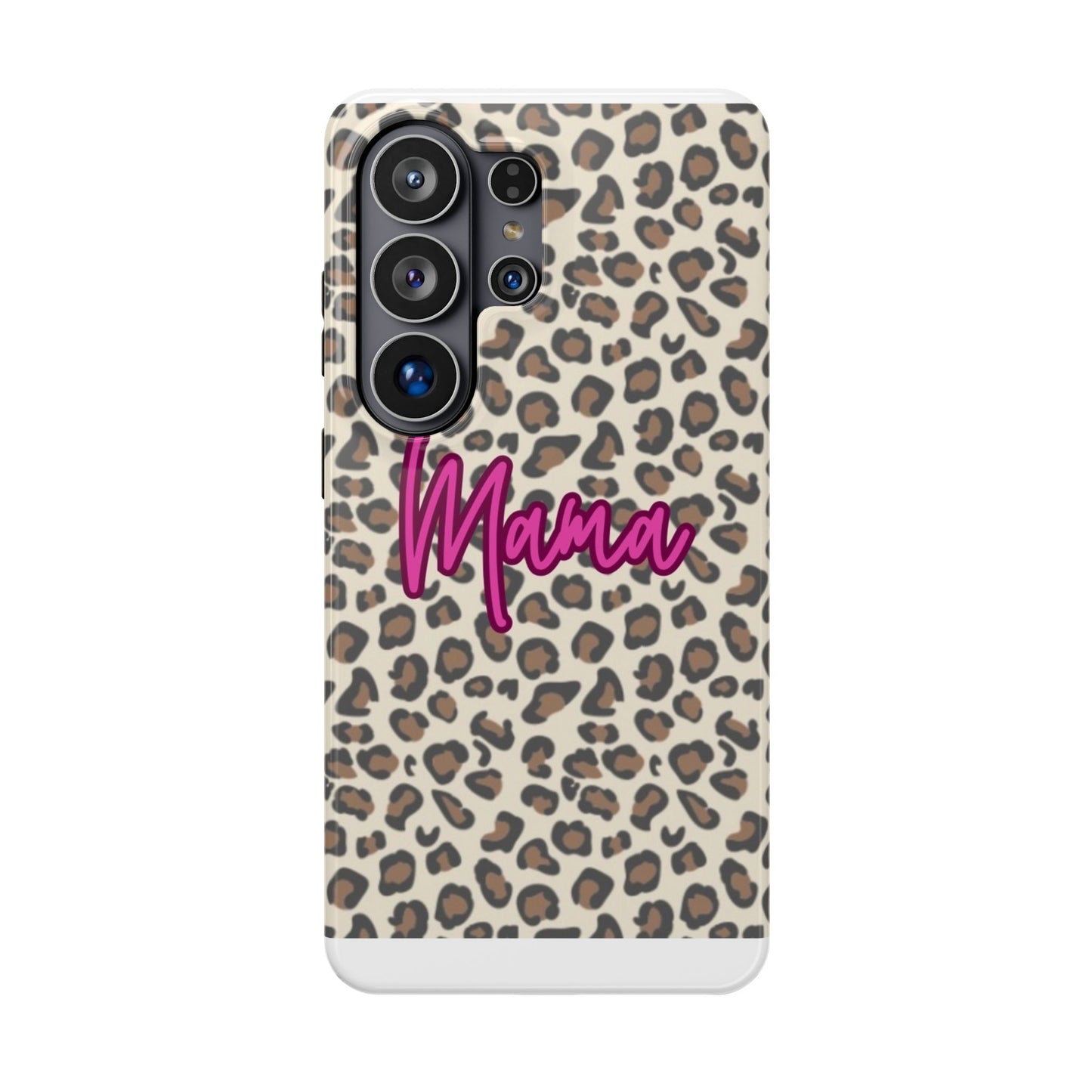 Mama Leopard Print Magnetic Impact Phone Case
