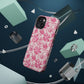 Pink Floral Magnetic Impact-Resistant Phone Case