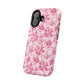 Pink Floral Magnetic Impact-Resistant Phone Case