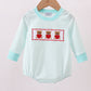 Blue bear embroidery bubble