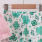 Pink clover glitter pants set