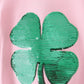 Pink clover glitter pants set