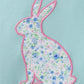 Green bunny applique shorts set