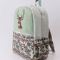 Camouflage deer print backpack