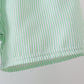 Blue watermelon truck seersucker shorts set