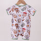 Sage character bamboo romper