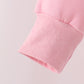 Pink bow sequin mom&me sweatshirt