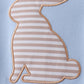Blue bunny applique bubble