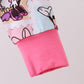Pink character bamboo romper
