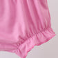 Blue marine smocked ruffle bloomer set