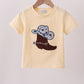 Khak boot applique top