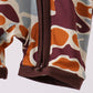 Camouflage print bamboo pajama romper