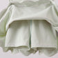 Sage scalloped active dress