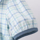 Blue plaid duck smocked dress