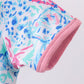 Marine creature bamboo zipper romper