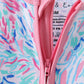 Marine creature bamboo zipper romper