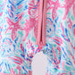 Marine creature bamboo zipper romper