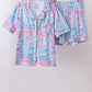 Marine creature bamboo pajama set