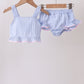 Blue Stripe 2pc Seersucker Swimsuit
