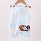 Blue Sports Ball Stripe Applique Jon