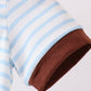Blue Sports Ball Stripe Applique Bubble