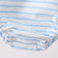 Blue Sports Ball Stripe Applique Bubble