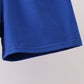 Navy bow applique stripe shorts set