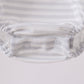 Navy bow applique stripe bubble