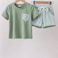 Sage Gingham Set