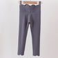 Gray Scalloped Yoga Active Leggings