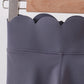 Gray Scalloped Yoga Active Leggings