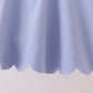 Violet Scalloped Yoga Skorts Set