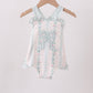 Bow Floral Applique Bubble